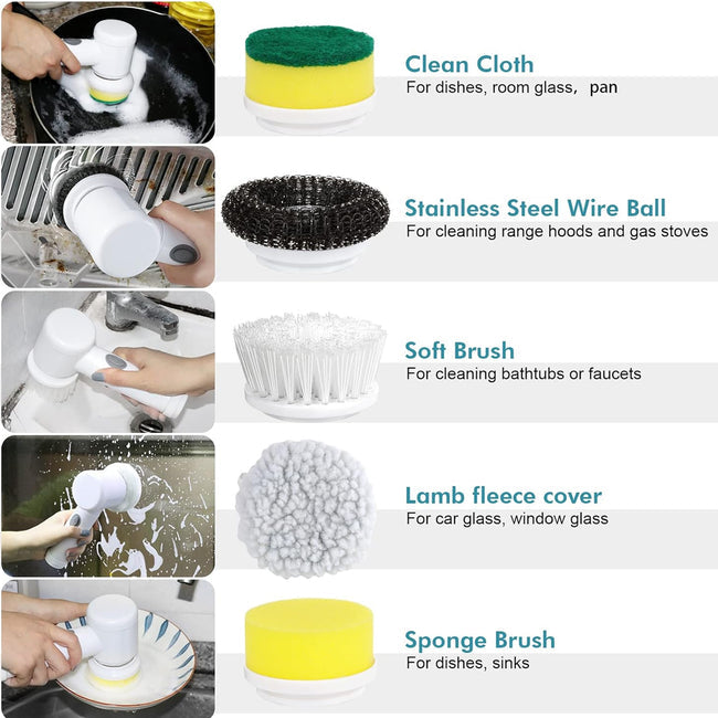 Multifunctional Electric Cleaning Brush