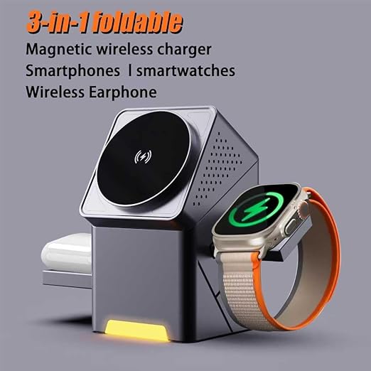 Rotatable 180° Qi2 Wireless Charger Stand