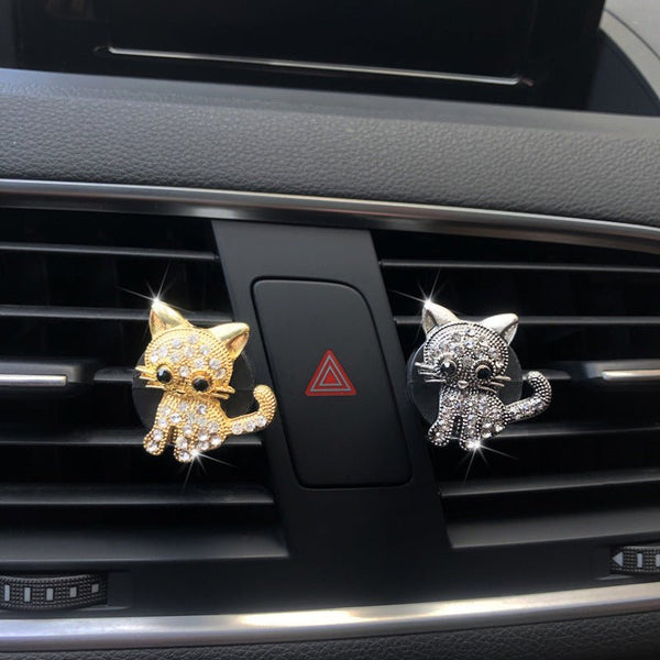 Retro Cute Kitten Car Ornaments