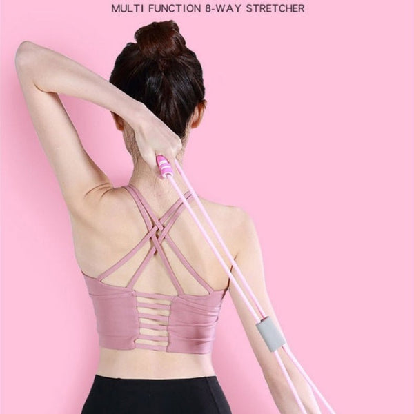 Eight Shaped Elastic Rope Stretch Belt